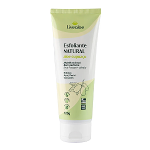 Esfoliante natural aloe cupuaçu 120g - Livealoe