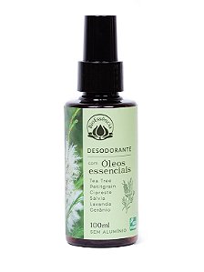 Desodorante com óleos essenciais 100ml - Bioessência