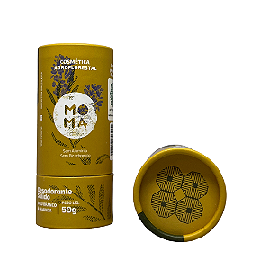 Desodorante sólido breu branco e lavanda 50g - Moma Natural
