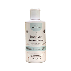 Shampoo calmante do couro cabeludo com psoríase e sensível 200ml - Biozenthi
