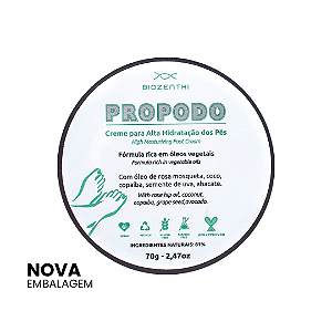 Creme alta hidratação dos pés 70g - Biozenthi