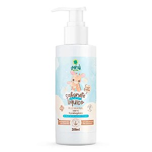 Sabonete líquido probiótico neutro pele sensível infantil  200ml - Verdi Natural