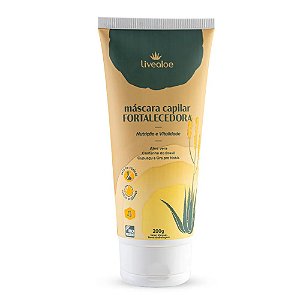 Máscara capilar fortalecedora 200g - LiveAloe
