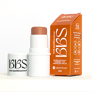 Blush Batom e Sombra 3 em 1 com Protetor Solar FPS 63 4,5g - BioBio