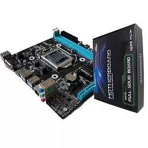 Placa Mãe 1155 MaxxDigital TG-H61-303-U/P DDR3 com espelho