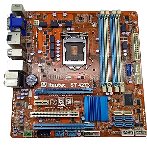Kit Placa Mãe Itautec ST-4273 + Proc. Intel Core i3-3220 + Mem. 8GB + Cooler + Placa de rede