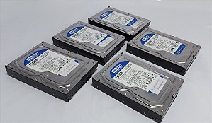 Lote Com 5 Hds 160 Gb Western Sata