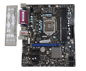 Placa Mãe 1155 MSI H61M-P21 (B3) MS-7680 com espelho