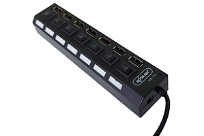 USB 2.0 7 HUB PORTAS KNUP HB-T57