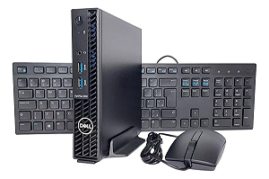 Kit Mini CPU Dell Optiplex 3000 Core i5 12th 8GB RAM 256GB Nvme + Teclado + Mouse