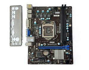 Placa Mãe 1155 MSI H61M-P31 (G3) MS 7788 DDR3 Com Espelho