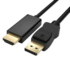 Cabo Display Port para HDMI - Novo