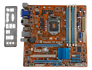 Placa Mãe 1155 Itautec St 4265 - Com Espelho