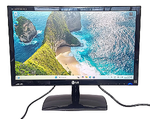 Monitor LG IPS225VX 21,5" Polegadas – HDMI / DVI-D / VGA – Usado