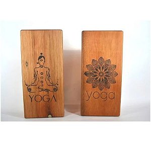 Bloco de Yoga de Madeira