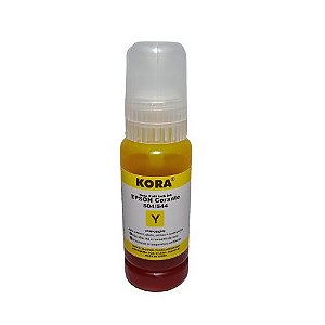 Refil de Tinta Para Impressora ET 504 | 544 Amarelo 70ml L3110 | L3150 | L4150 | L4160 | L6171 | L6161 | L6191 KORA