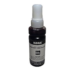 Refil de Tinta Para Impressora ET T664220 Black 100ml L10 | L200 | L355 | L365 | L220 | L565 | L375 KORA