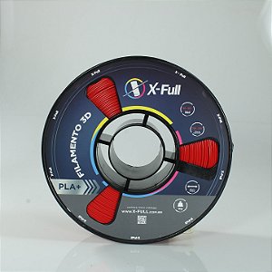 Filamento 3D PLA+ Vermelho 1.75mm 1kg