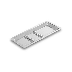 Bandeja Fami 22 X 09 X 1,5cm 6 Divisões Inox