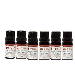 Kit Óleo de Cravo 10ml Pró Unha com 6 unidades