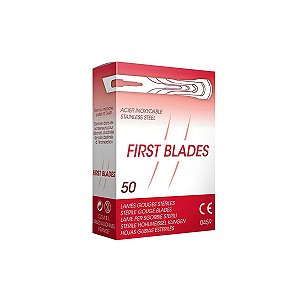 Lâmina de Gubia First Blades N°01 com 50 unidades