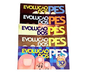 Kit Revista Evolução Dos Pés com 5 unid.