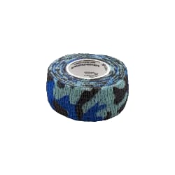 Bandagem Elástica Phantom HK - 2,5cm x 4,5m Esticado - Estampada - Azul Camuflado