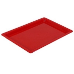 Bandeja Plastica - Grande - Nova OGP - Vermelho