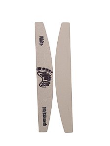 Lixa Boomerang Fina 2mm White c/ 1 unidade Gr 100/180 - Podoplus