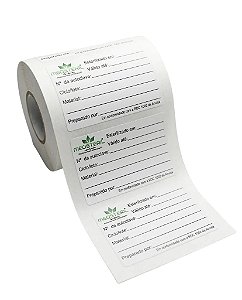 Etiqueta Rast. de produto  Esterilizado 60X40MM  Medsteril-  Rolo c/ 500 unds