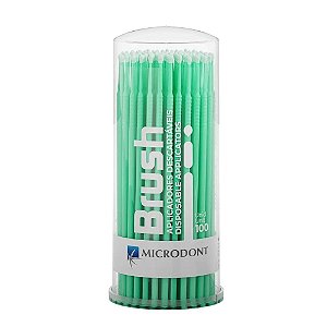 Aplicador Descartável Fino  c/ 100 - Microdont