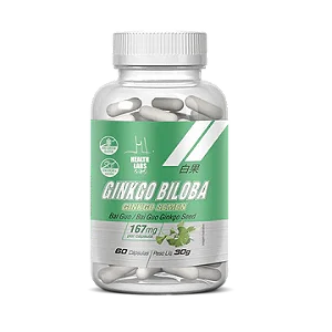 Ginkgo Biloba 60 Cápsulas Health Labs