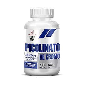 Picolinato de Cromo 90 Tabletes Health Labs