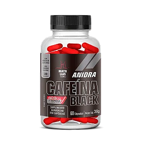 Cafeína Black 60 Cápsulas Health Labs