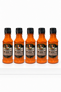 Kit 5 Molhos Pimenta Carolina Reaper 160ml