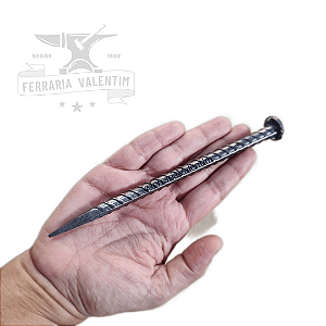 Prego Longo Forjado Artesanal 5 unid