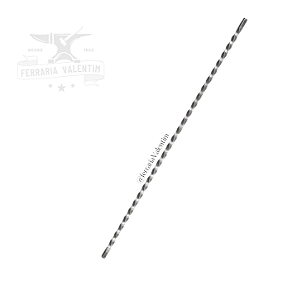 Barra Quadrada Maciça com Torção Total 3/8”