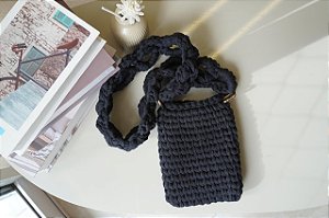 Bolsa Orquídea Trançada Artesanal