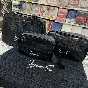 Bordado em necessaire + Toalha de rosto