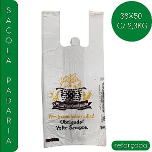 SACOLA REFORÇADA PADARIA 38X50 C/2,300KG