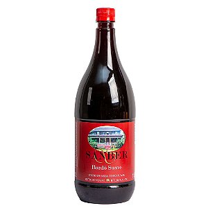 Vinho Bordô Suave Sanber 1,5L