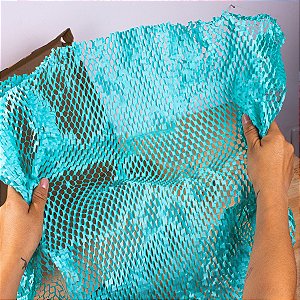 Papel Kraft Colmeia Buzz Verde Buenos Aires 5 Folhas 50x50cm