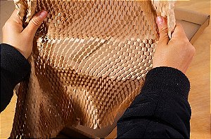 Papel Kraft Colmeia Buzz 100 Folhas 50cmx50cm | Pacote
