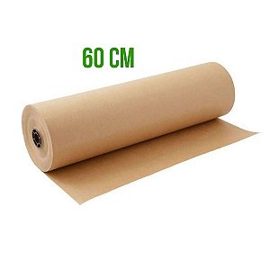 Bobina de Papel Kraft Monolúcido 60cm x 130m | 6,3 Kg