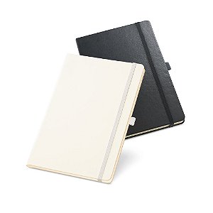 Caderno A5 com capa dura com bolso interior