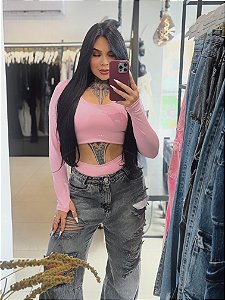 CONJUNTO BIKE STYLE ROSA BB