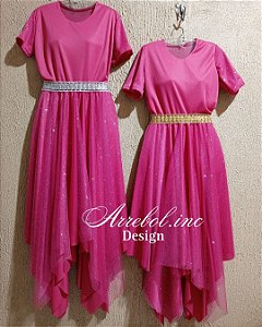 Vestido bondade con cinto