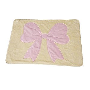 Tapete Para Quarto De Bebê Lacinho Rosa 01 Peça - Coleção Conforto