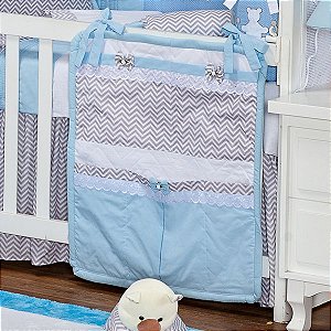 Porta Objetos para Quarto de Bebê Imperiale Azul 01 Peça - Coleção Conforto