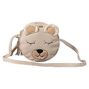 Bolsa Redonda Nylon Bichinho Urso Palha P 01 Peça